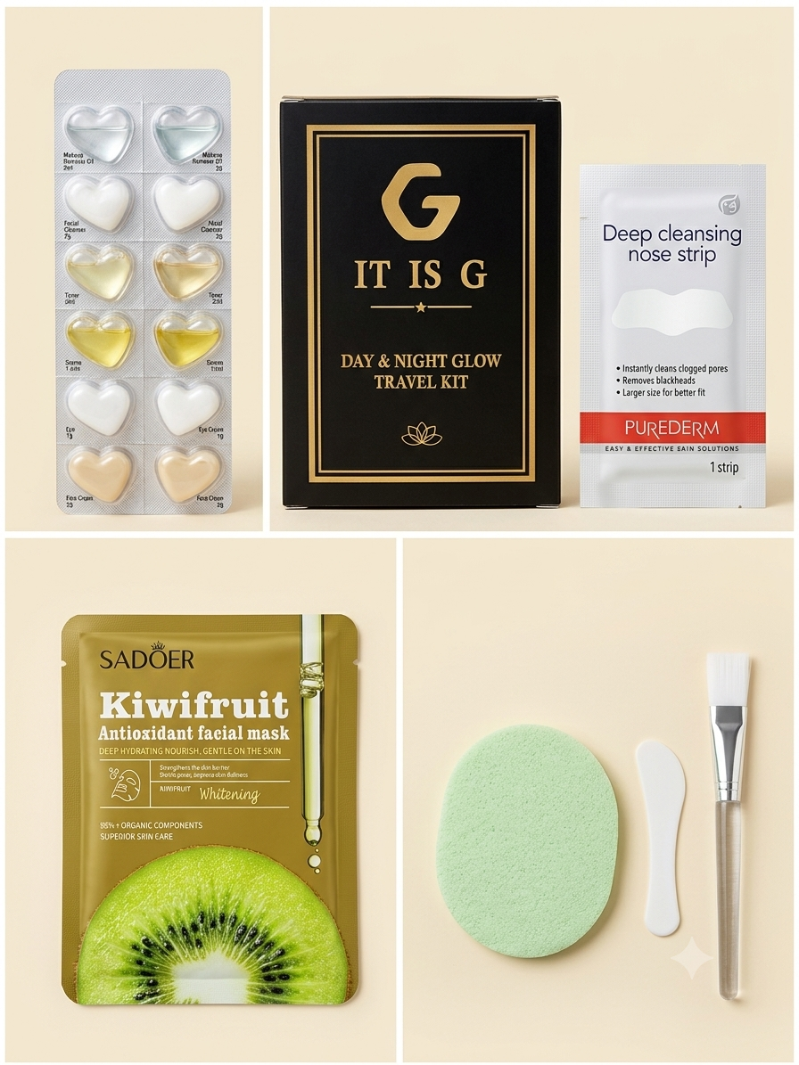 It is G – Luxury 6-Step Travel Glow Kit | Complete Day & Night Skincare System - Image 4