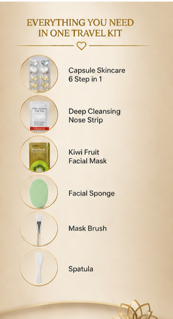 It is G – Luxury 6-Step Travel Glow Kit | Complete Day & Night Skincare System - Image 6