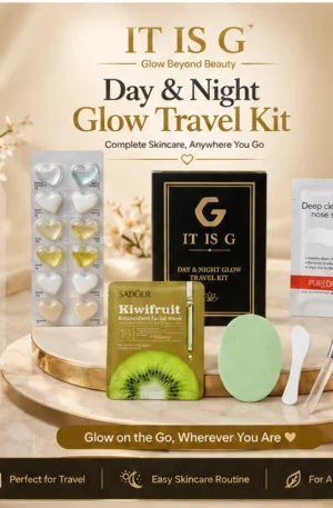 It is G – Luxury 6-Step Travel Glow Kit | Complete Day & Night Skincare System